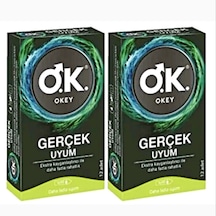 Okey Gerçek Uyum Prezervatif 2 x 10'lu