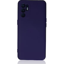 Newface - 720 - Oppo Reno 6 Kılıf Nano İçi Kadife Silikon - Aconcept - - Mor