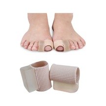 Sones 4 Çift Elyaf Viskon Tüp Ayak Ayırıcı Halluks Valgus Düzeltici Boyut: Küçük