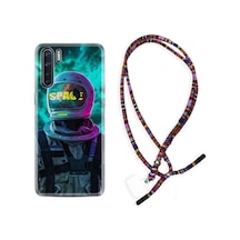Oppo A91 Kılıf Rasta Boyun Askılı Space 1854