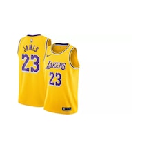 Nike Los Angeles Lakers Erkek Lebron James 23 İkon Forma 001
