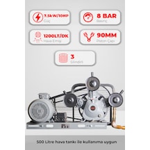 Üç Piston Kafa Grubu 10 Hp 8 Bar G3090b