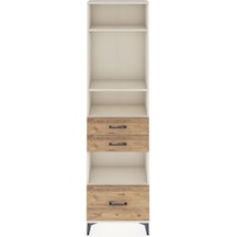 Arges Dolap 4 Raflı 3 Çekmeceli 60x30x221 Aytaşı-çam Aytaşı