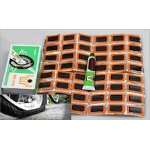 24lü Lastik Yaması Kiti Soğuk Yapıştırıcısı Seti Teker Tamir N11.103