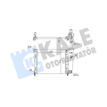 Su Radyatörü - Fiat Panda, 500 - Kale-363060 12718234