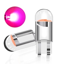 T10 Led Pembe 2 Adet Park ,gösterge,plaka,tavan Ampulü