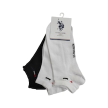 U.S. Polo Assn. U.s. Polo Assn. Erkek 3'lü Patik Çorap James Beyaz
