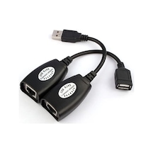 Molix Rj45 USB Ek Uzatıcı Cat5E 6 Kablosu Ekleme Extension
