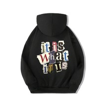 Brz Kids Unisex Çocuk It Is What It Is Hoodie-siyah Siyah
