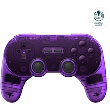 8bitdo Pro 2 Bluetooth Controller Kablosuz Hall Effect Oyun Kolu Switch/switch 2,pc,android,Apple Uyumlu,macos, Transparan Mor