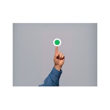 Renkli Emojiler Koyu Yeşil Gülen Yüz Etiketi Sevimli Suratlar Yuvarlak Mat Sticker 3 Cm 95 Adet Çok Renkli