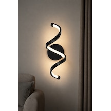 Sora Modern Led Duvar Apliği Günışığı Siyah