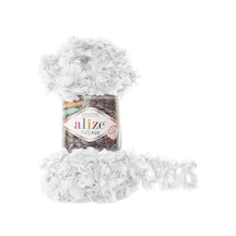 Alize Puffy Fur 6100 Beyaz Iplik