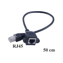Rj45 Panel Montajlı Ethernet Uzatma Kablosu - 50Cm
