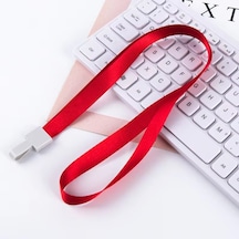 Bigpoint Klipsli Yaka İpi Kırmızı X 50 Adet