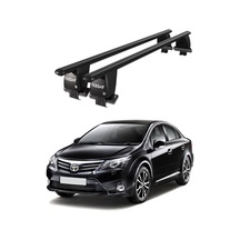 Royal Toyota Avensis 2009-2011 Uyumlu Siyah Kilitli Ara Atkı Port Bagaj Tavan Barı
