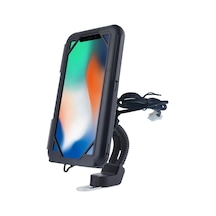 Tristar Suporte XL  USB Bağlantılı Motosiklet Bisiklet Telefon Tutucu Su Geçirmez 5.5-7.0 inç arası