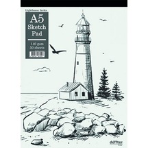Eskiz Defter Light House A5 64394-3 Çok Renkli