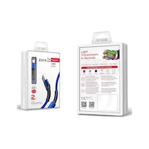 Noktaks - Micro Usb Kablo Ls64 - Mavi T9276 Mavi