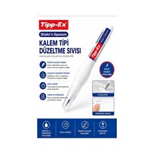 Kalem Daksil 1 Adet Tipp-ex Sıvı Düzeltme Kalemi Tükenmez Pilot Kalem Mürekkep Kapatıcı Silici Örtücü Yazı Düzeltici