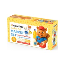 Childgen Doğal Oyun Hamuru Sevimli Patiler - Market Set Standart