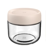 Gıda Sınıfı Cam Sızdırmazlık Kavanoz Neme Dayanıklı Geniş Ağızlı Sızdırmaz Kapak Oluk Tasarımı İstiflenebilir Kavanoz Ev Gereçleri Beyaz