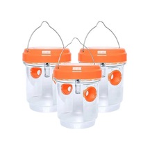 Xiyyadms 3'lü Dış Mekan Güneş Enerjili Arı Tuzağı - Uv Işık Ve Yem İle Etkili Avlanma, Ip44 Su Geçirmez, Bahçe/çim Alani Uygun