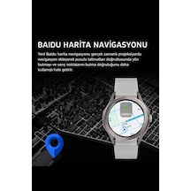 Akıllı Saat Gps Navigasyonlu Baidu Harita Destekli Bluetooth Arama Android & İos Uyumlu Smart Watch