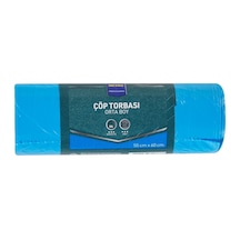 Metro Professıonal Çöp Torbası 20 Adet 55x60 Cm Mavi 9.2 Mikron 3'li Ekonomik Paket - 3 Adet Tarı