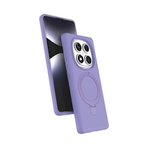 Xiaomi Redmi Note 14 Pro 5g Regal Magsafe Standlı Kapak - Lila Renkli