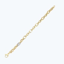 Altınbaş Altın Zincir Bileklik Abl0338-y-25253 Çok Renkli