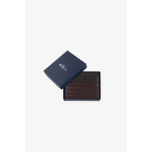 Ac&Co / Altınyıldız Classics Erkek Kahverengı Suni Deri El Yapımı Kartlık Kahverengi