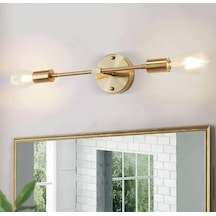 Burenze Modern Tasarım Eskitme Gold Sarı Duvar Aplik