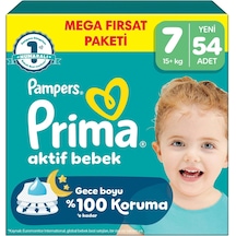 Aktif Bebek Mega Fırsat Paketi 7 Beden 54 Adet