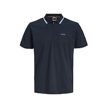 Jack & Jones Jack&jones Jcofusion Branding Erkek Polo T-shirt 12289953 Lacivert
