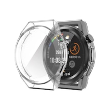 Kılıf Silikon Komple Önü Kapatan Şeffaf 360 0.2 Mm Tpu Huawei Watch Gt 3 Pro 46 Mm İle Uyumlu Ürün Çok Renkli