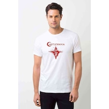 Castlevania Dracula Beckons Erkek Beyaz Tshirt