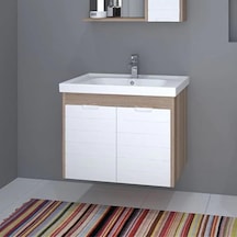 Denko Mostar 70 Cm Mdf Banyo Dolabı Takımı Alt Modül Çok Renkli