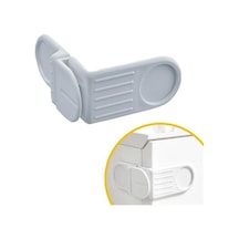 Bebek Çocuk Güvenlik Çekmece Ve Dolap İçin Kendiliğinde Yapışkanlı Vidasız Köşe Kapak Kilidi Çok Renkli