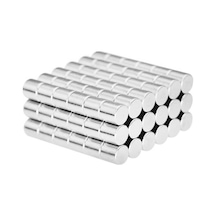 Neodyum Mıknatıs Ø5x5 Mm - Yuvarlak Güçlü Mıknatıs 100 Adet