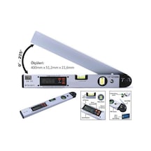 Bts 12471 2 Sulu Dijital Açı Ölçerli Su Terazisi 16"/400 Mm