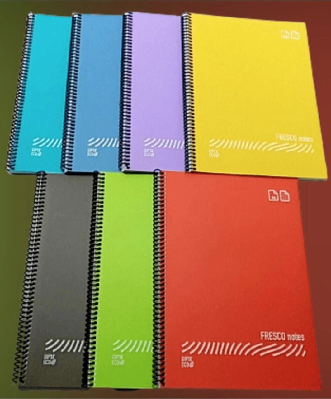 Fresco A4 72 Yaprak Spiralli Sert Kapak Defter 4 Lü Paket