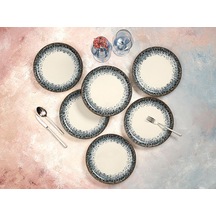 Re-gen Ontario 6 Kişilik Servis Seti 27cm Çok Renkli
