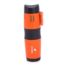 3 Torch Pürmüz Turuncu-siyah Metal Puro Çakmağı - Tr7227