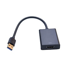 Usb'den Hdmi'ye Dönüştürücü 1080p Çoklu Ekran Ses Video Grafik Kablosu