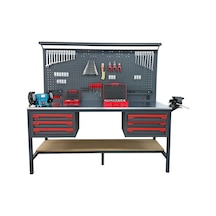 Takpower 2 Metre Dolu Takım Tezgahı 6 Çekmeceli Premium