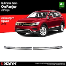 S-Dizayn Vw Tiguan Krom Ön Panjur 2 Prç. 2016-2020