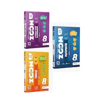 Günay Yayınları 8. Sınıf Zoom Türkçe + Matematik + 3 Kitap Seti