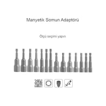 Master Manyetik Somun Adaptörü 45-65 Mm  5 Adet-6x45 Mm