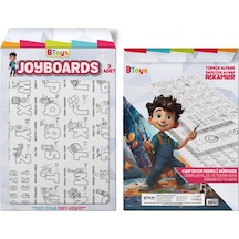 Btoys Joyboards Türkçe Alfabe, İngilizce Alfabe, Rakamlar 3 Adet